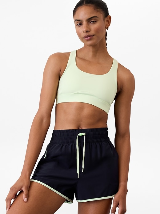 Image number 8 showing, Weekender High Rise 3" Stripe Run Short