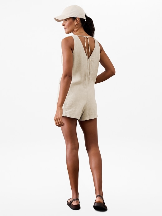 Image number 7 showing, Retreat Linen Romper