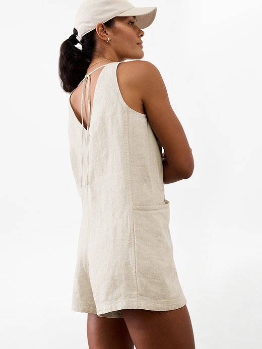 Image number 2 showing, Retreat Linen Romper