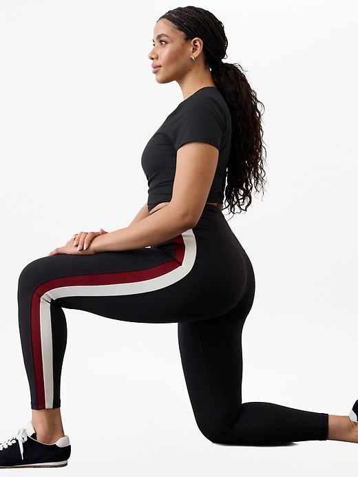 Image number 1 showing, Elation Sport Stripe Ultra High Rise Legging