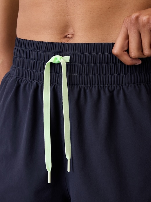 Image number 6 showing, Weekender High Rise 3" Stripe Run Short