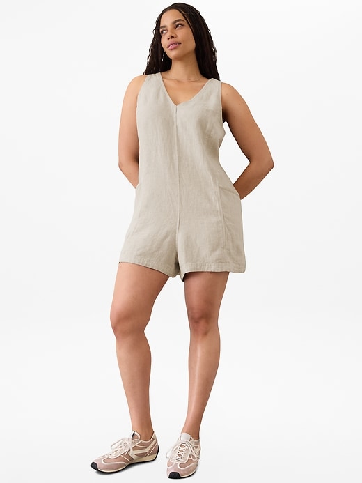 Image number 5 showing, Retreat Linen Romper