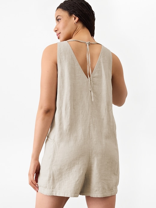 Image number 6 showing, Retreat Linen Romper