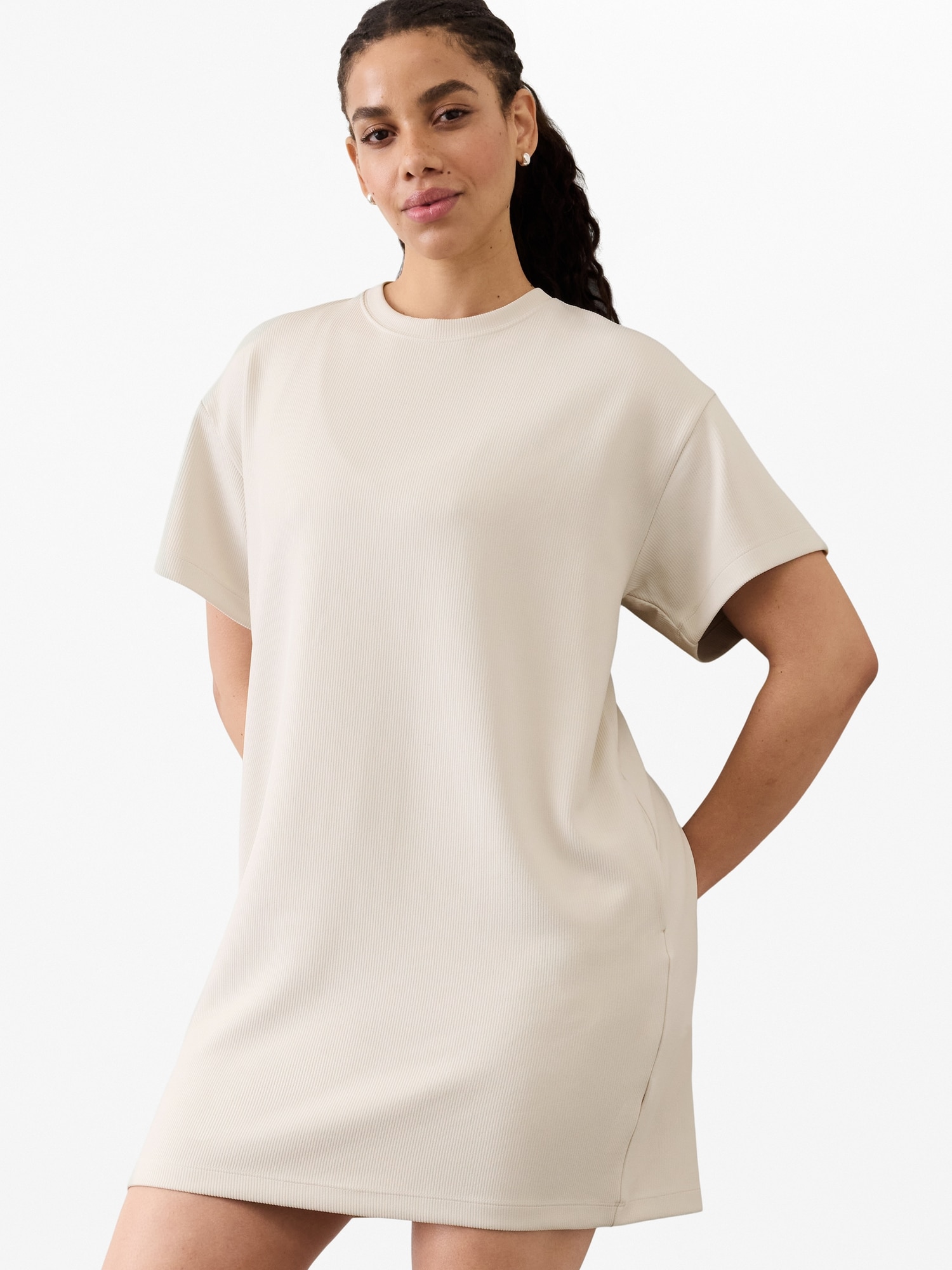 Seasoft Rib Tee Dress