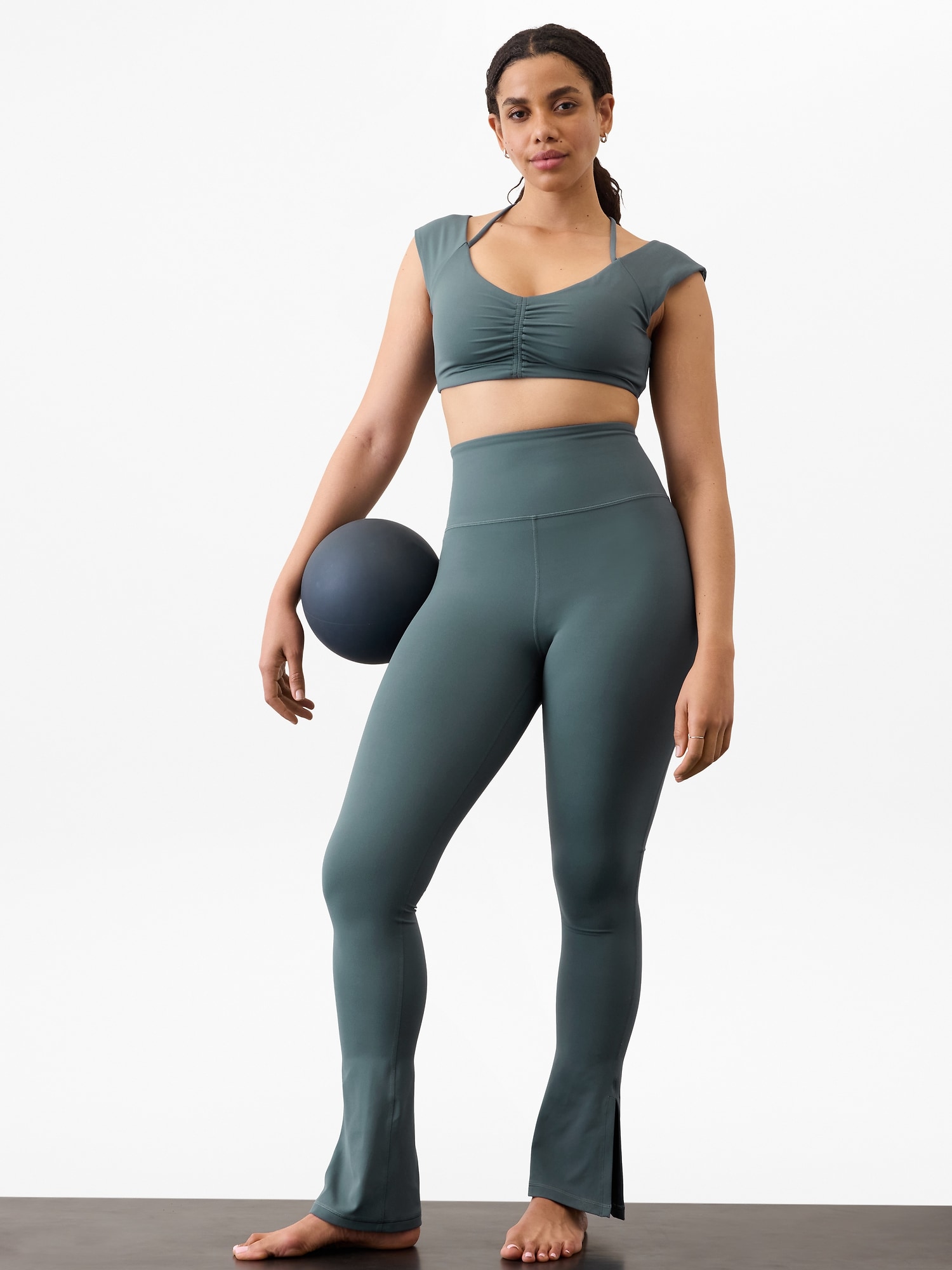 Elation Ultra High Rise Split Slim Flare Pant