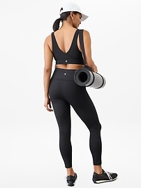 View large product image 3 of 4. Transcend Rib High Rise 7/8 Legging