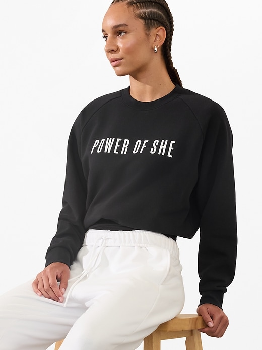 Image number 5 showing, Power of She Crew Sweatshirt