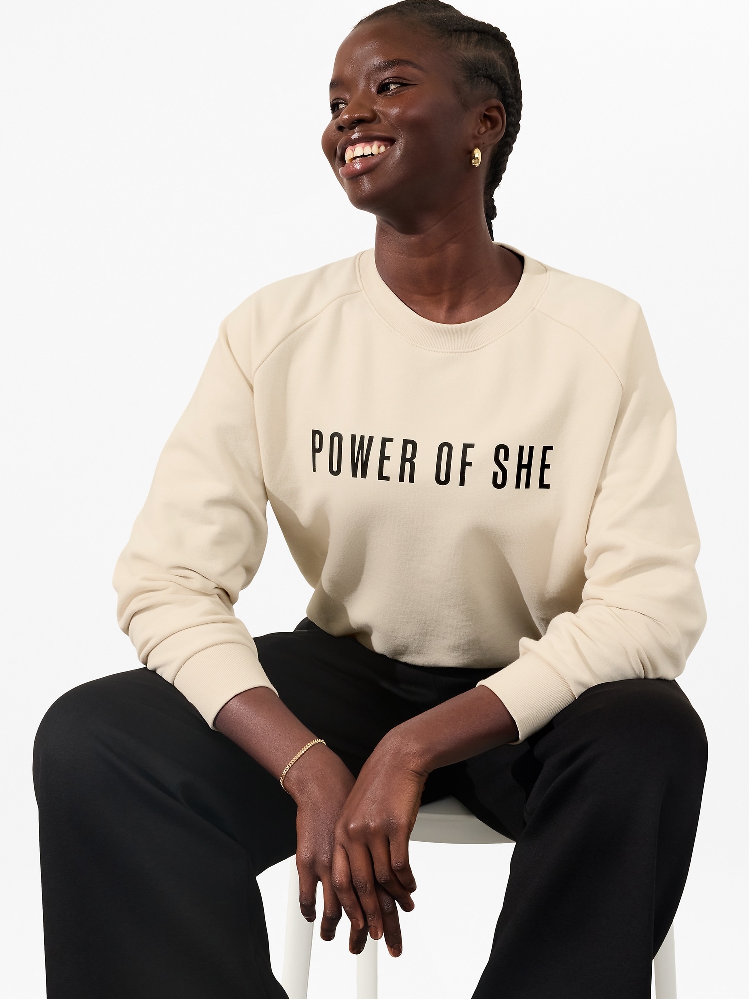 Power of She Crew Sweatshirt