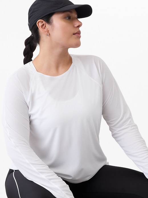 Image number 5 showing, Grid Knit Top