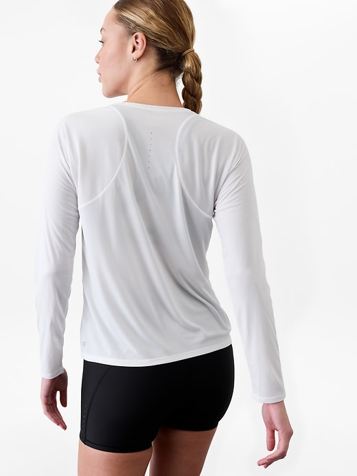 Image number 2 showing, Grid Knit Top