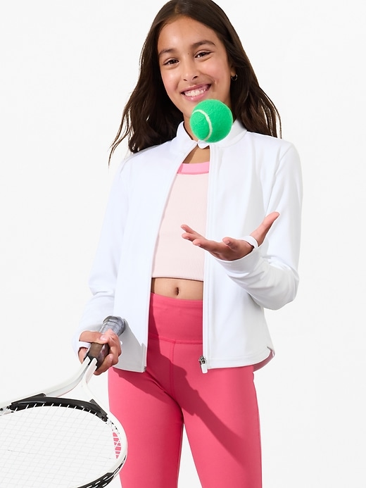Image number 1 showing, Athleta Girl Chit Chat Jacket