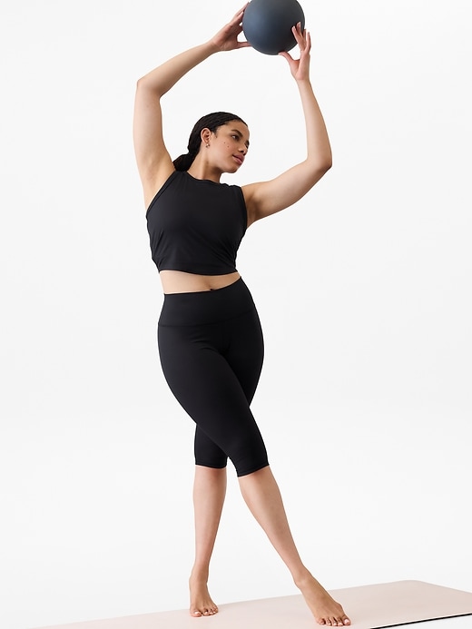 Image number 1 showing, Transcend High Rise Rib Crop Legging