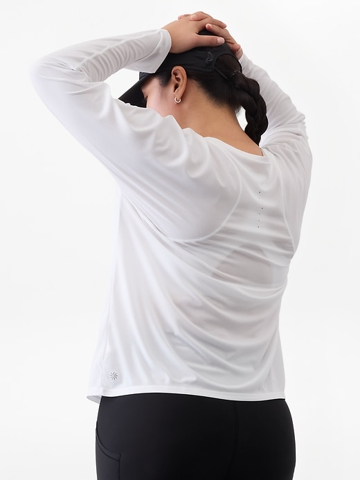 Image number 6 showing, Grid Knit Top