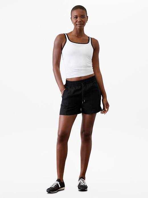 Image number 5 showing, Retreat Linen Mid Rise 4" Short