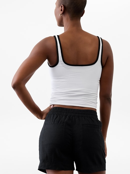 Image number 6 showing, Retreat Linen Mid Rise 4" Short