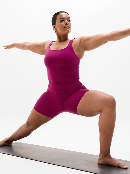 Image number 2 showing, Transcend Square Neck Crop Sports Bra D-DD