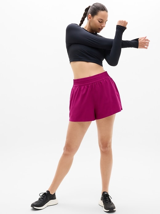 Image number 4 showing, Weekender High Rise 3" Run Short