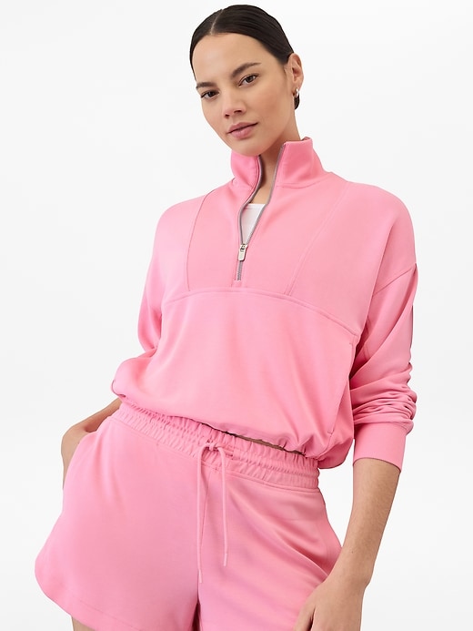 Image number 1 showing, Seasoft Rib 1/4 Zip Popover