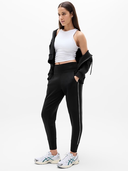 Image number 2 showing, Venice High Rise Track Stripe Jogger