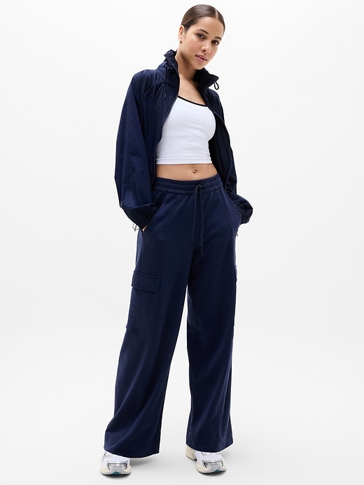 View large product image 2 of 4. Retroterry High Rise Wide Leg Cargo Pant