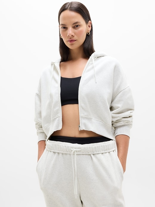 Image number 5 showing, Forever Fleece Crop Full Zip