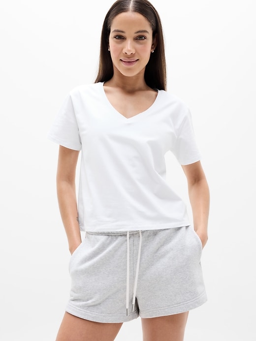 View large product image 1 of 4. Essential V-Neck Tee