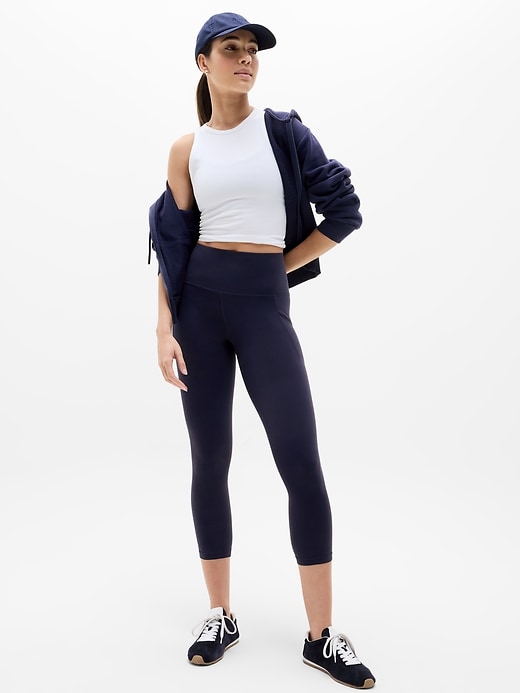 View large product image 2 of 4. Salutation Stash High Rise Capri