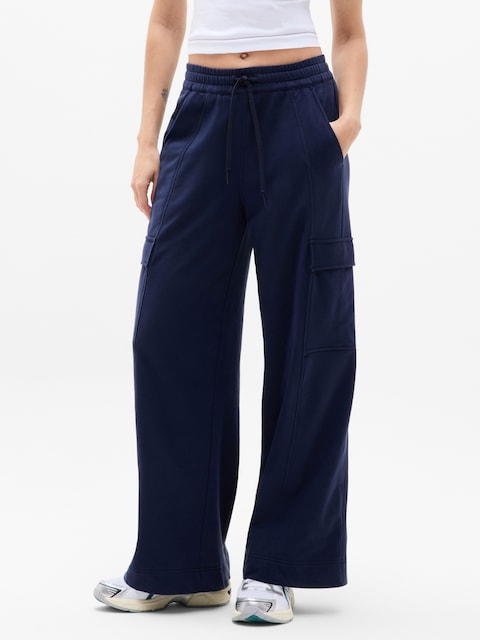 Retroterry High Rise Wide Leg Cargo Pant