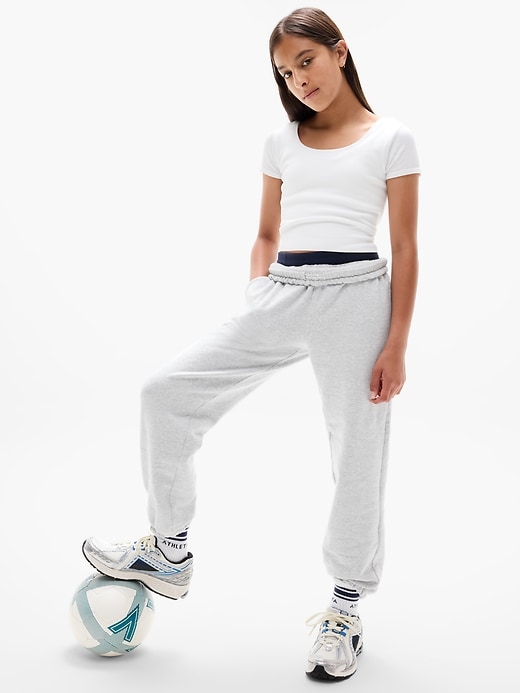 Image number 2 showing, Athleta Girl Rise Above Rib Crop Tee