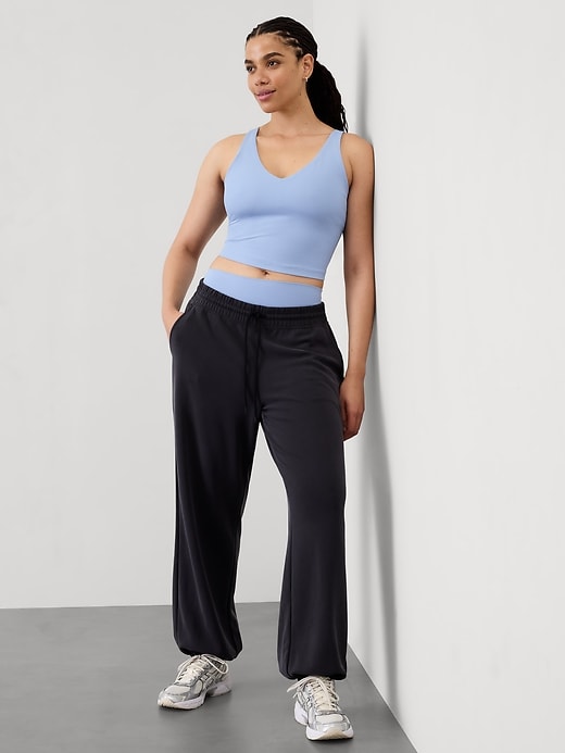 Image number 6 showing, Transcend V Neck Rib Crop Sports Bra A-C