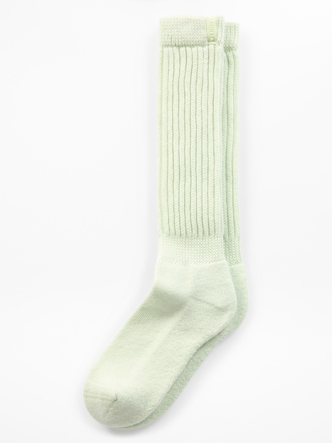 Cloud Scrunch Sock - Honeydew