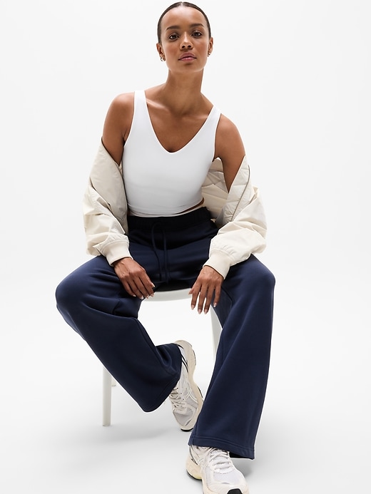 Image number 2 showing, Transcend V-Neck Crop Sports Bra D-DD