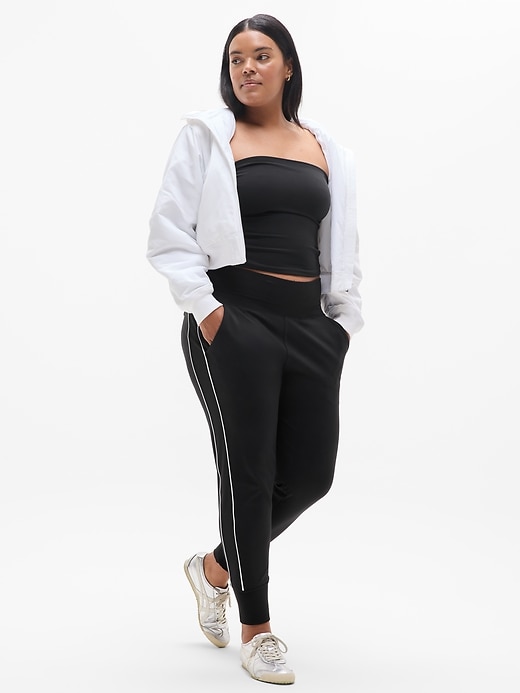 Image number 5 showing, Venice High Rise Track Stripe Jogger