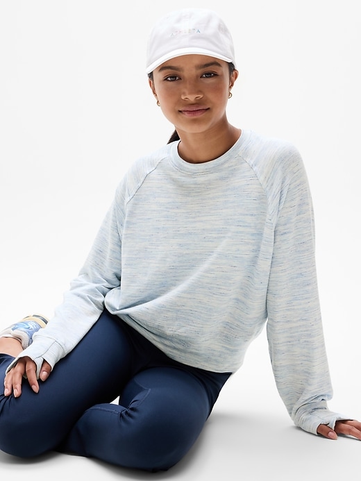 Image number 1 showing, Athleta Girl All Day Crewneck Sweatshirt