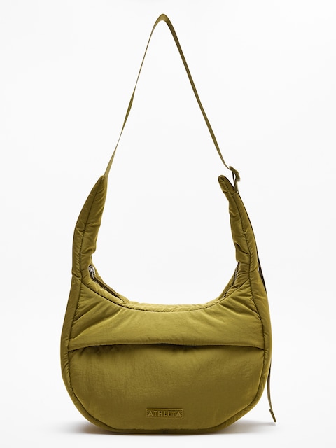 All About Sheen Small Crossbody Hobo Bag - Picoline Olive