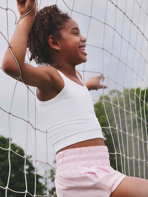 Image number 1 showing, Athleta Girl Rise Above Rib Crop Tank