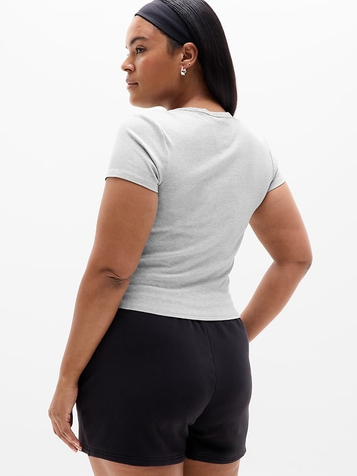 Image number 8 showing, Signature Rib Crop Tee