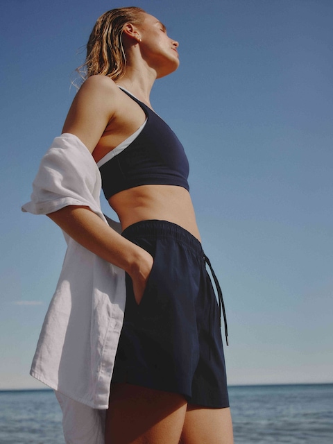 Midday Mid Rise Short - Blue