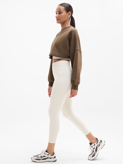 Image number 5 showing, Heavyweight Terry Super Cropped Dolman