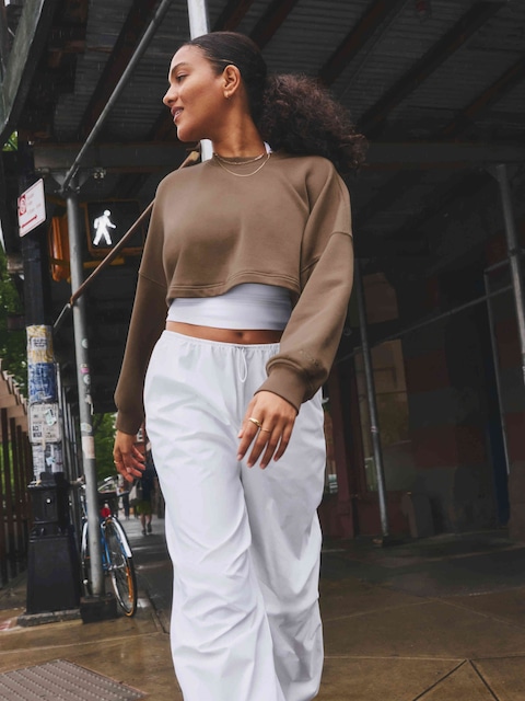 Heavyweight Terry Super Cropped Dolman