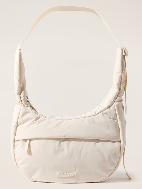 All About Small Crossbody Hobo Bag - Beige