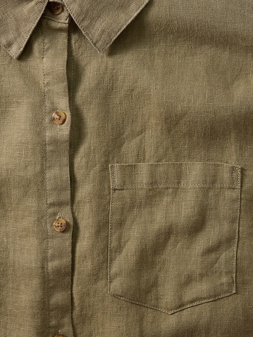 Image number 2 showing, Retreat Linen Top