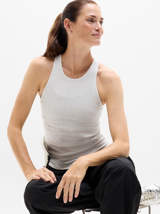 Image number 1 showing, Signature Rib Y Back Tank