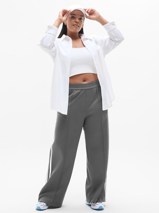 Image number 2 showing, Tempo Mid Rise Wide Leg Track Pant