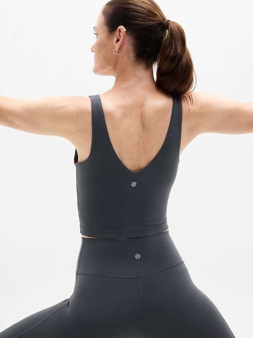 Image number 2 showing, Transcend V-Neck Crop Sports Bra A-C