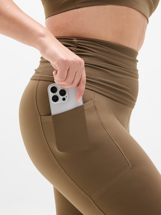 Image number 6 showing, Salutation Stash Fold Over 7/8 Legging