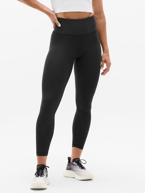 Interval Perforated Legging - Black