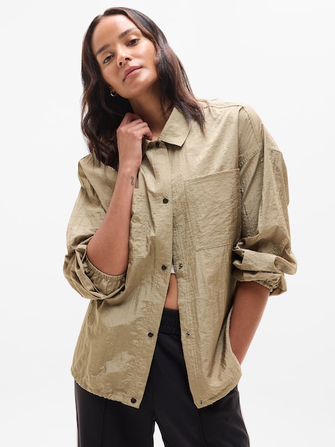 Lunar Sheen Shirt - Brownstone Beige
