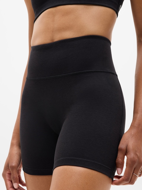 Intuition High Rise 5” Cotton Short - Black