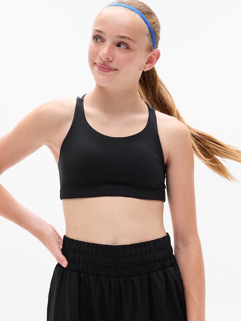 Athleta Girl Upbeat Bra - Black
